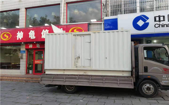 黄龙出租发电机施工案例
